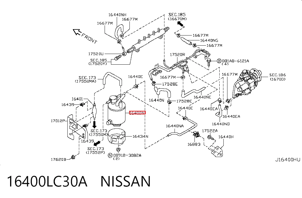 16400LC30A Nissan/Infiniti