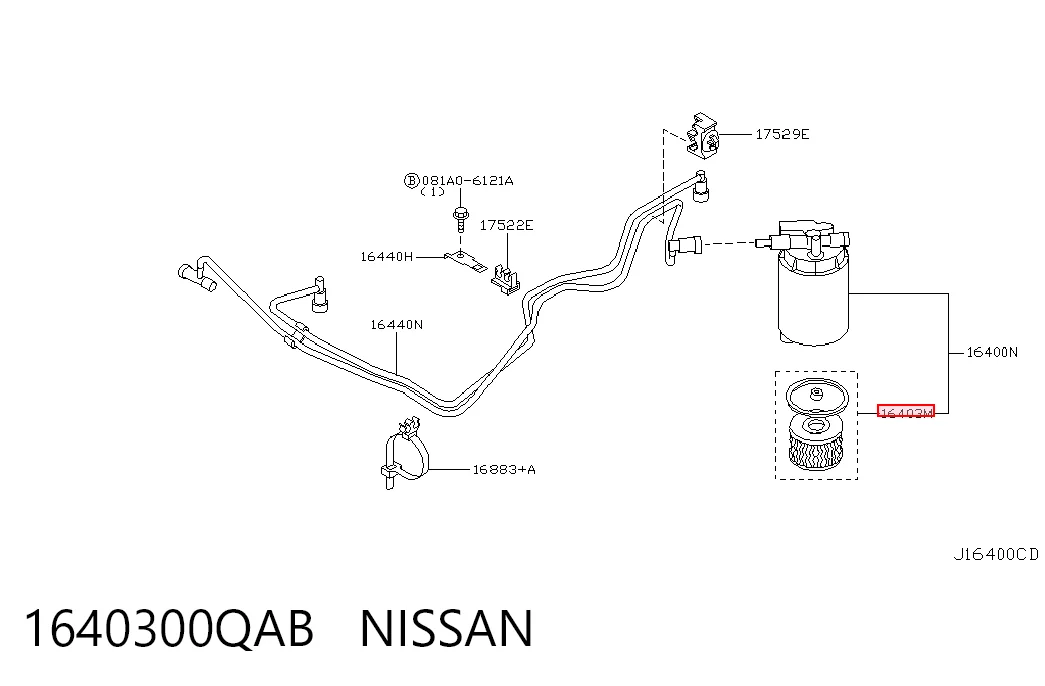 1640300QAB Nissan/Infiniti