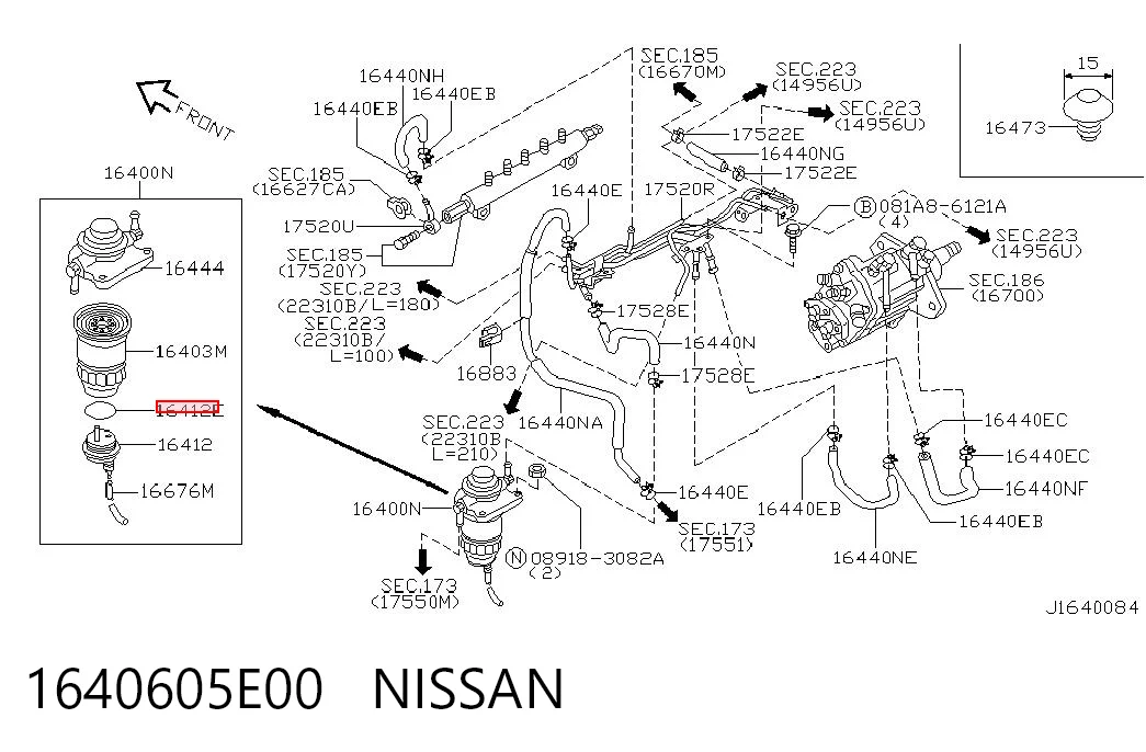 1640605E00 Nissan/Infiniti