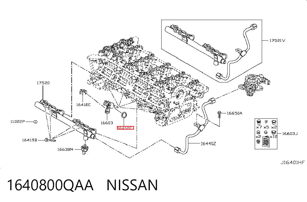 1640800QAA Nissan/Infiniti