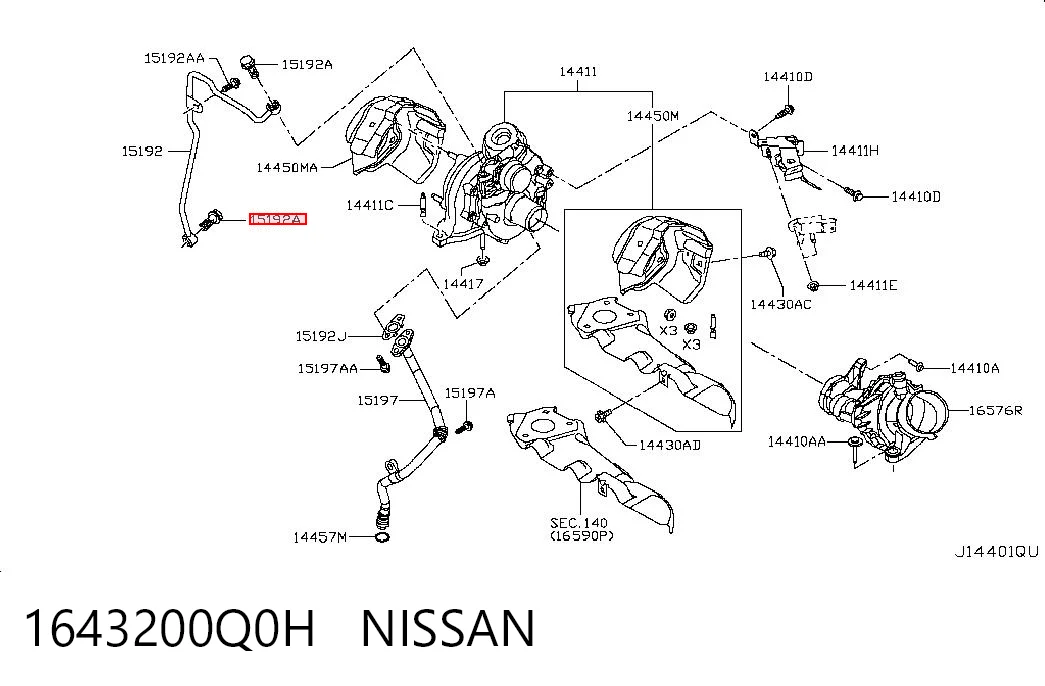 1643200Q0H Nissan/Infiniti