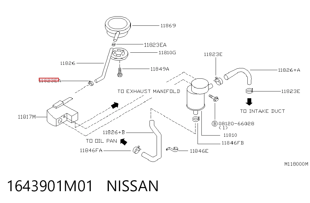 1643901M01 Nissan/Infiniti