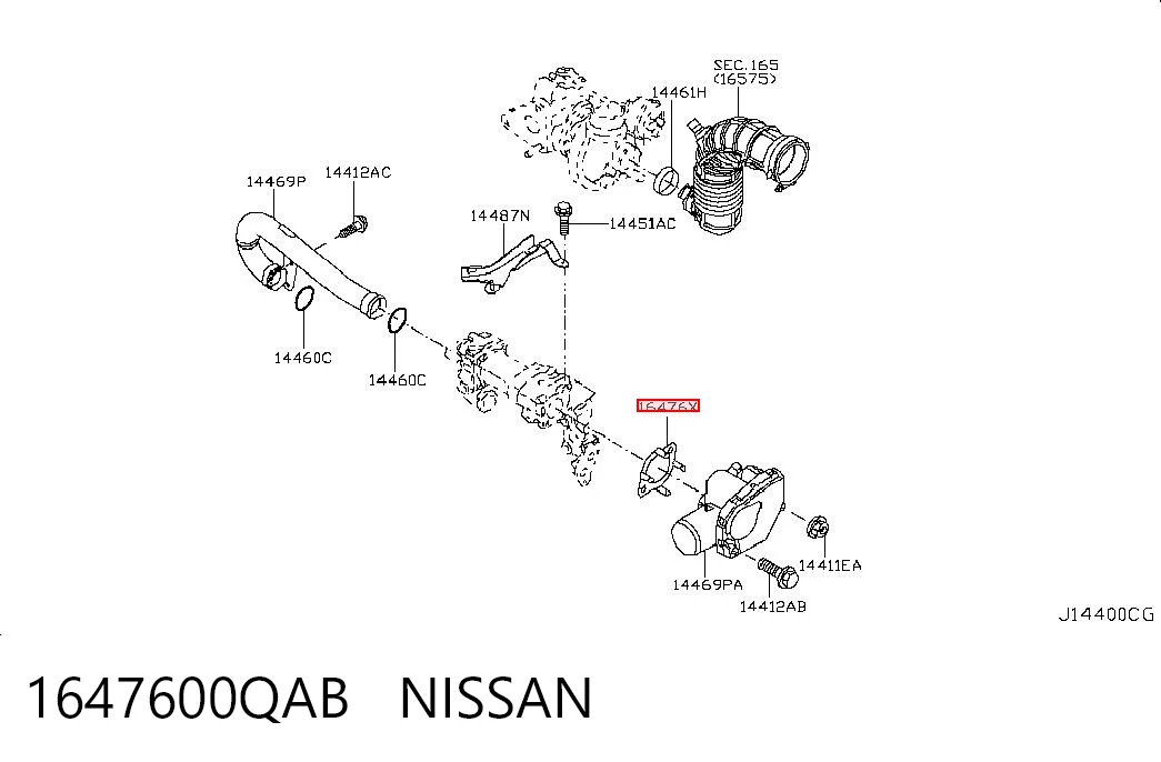 1647600QAB Nissan/Infiniti