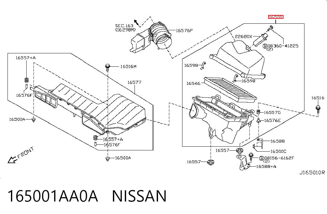 165001AA0A Nissan/Infiniti