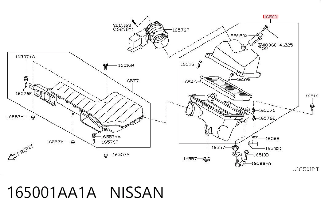 165001AA1A Nissan/Infiniti