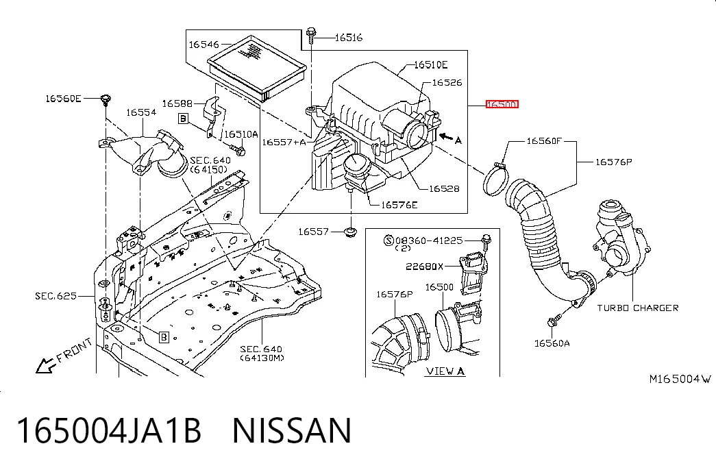 Comprar Caja del filtro de aire Nissan Navara D23, D23T a bajo precio