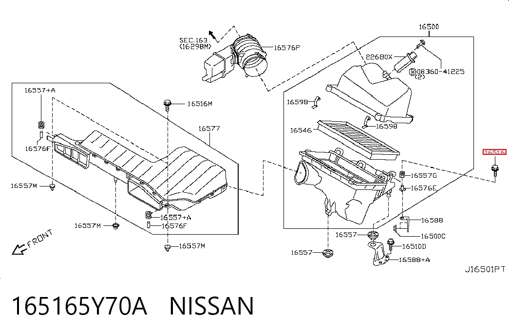 165165Y70A Nissan/Infiniti