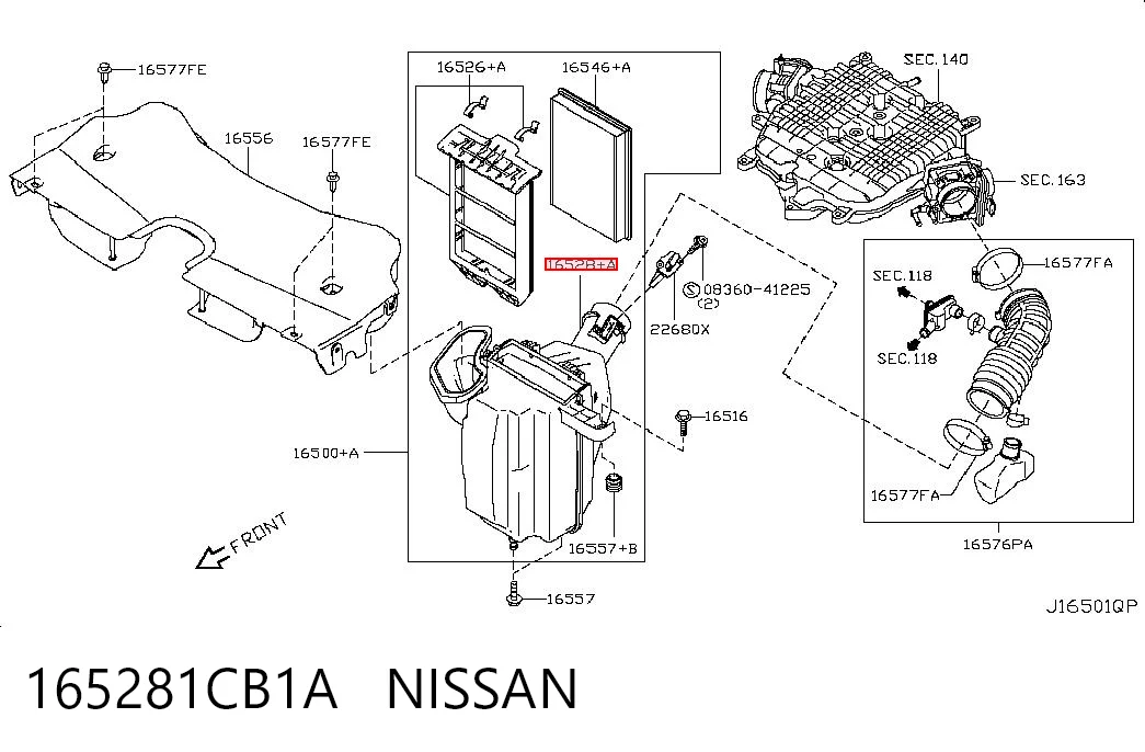 165281CB1A Nissan/Infiniti