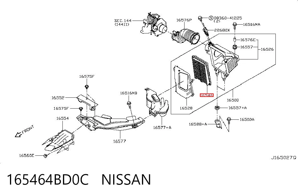 165464BD0C Nissan/Infiniti