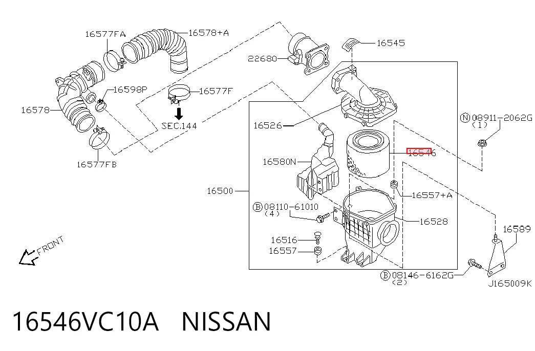 16546VC10A Nissan/Infiniti