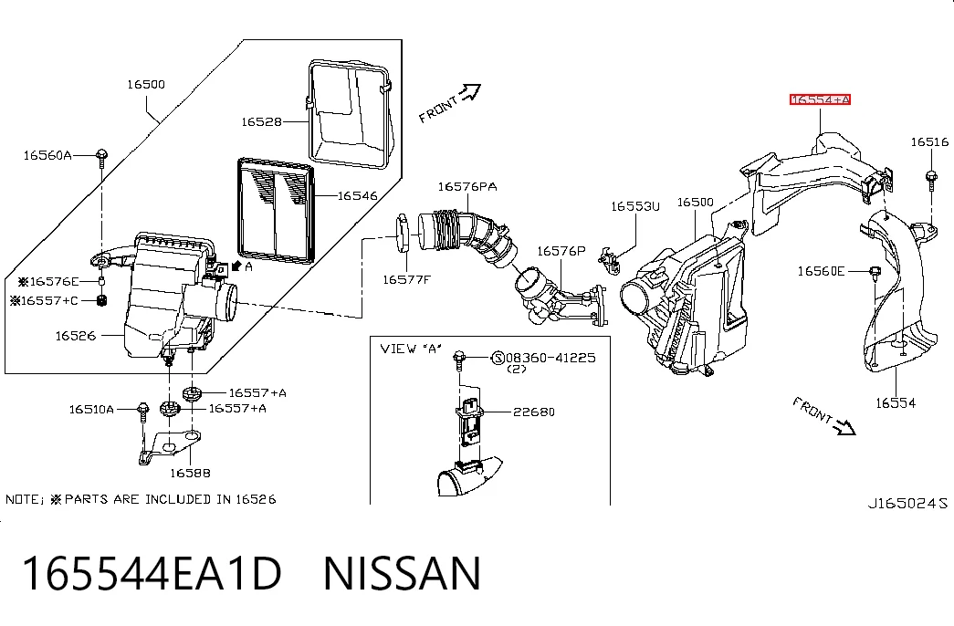 165544EA1D Nissan/Infiniti