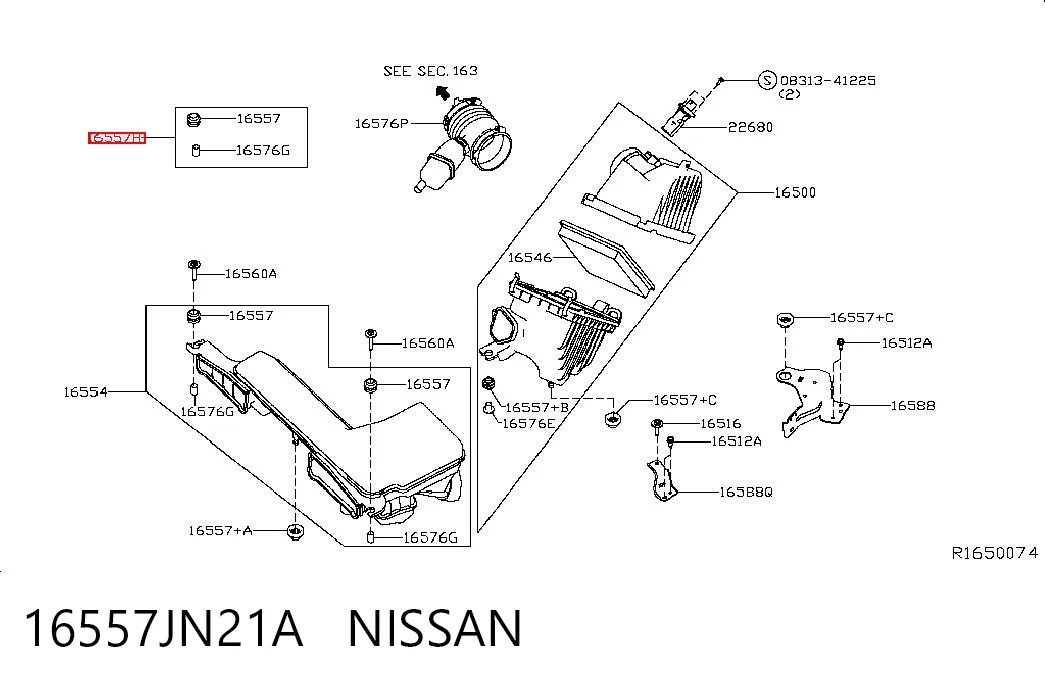 16557JN21A Nissan/Infiniti