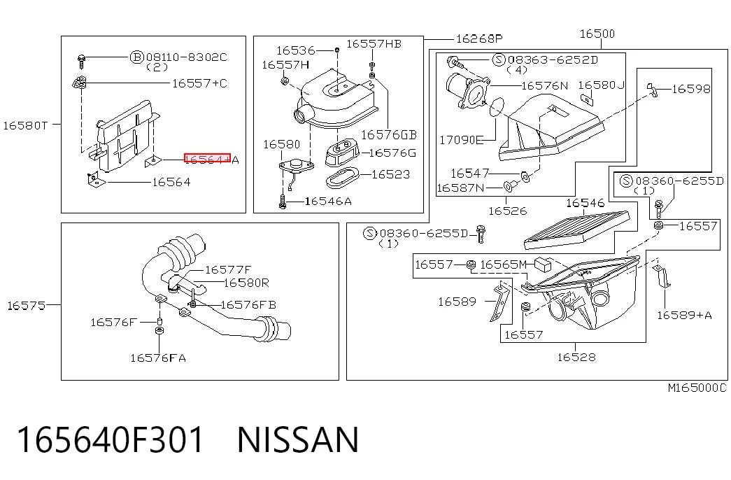 165640F301 Nissan/Infiniti
