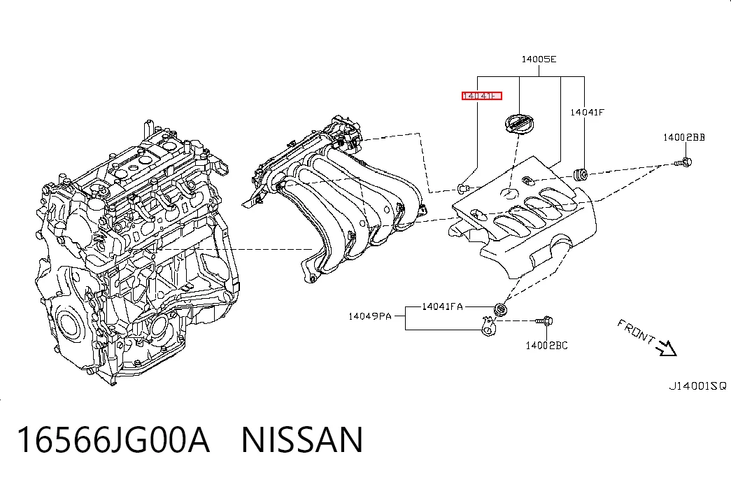 16566JG00A Nissan/Infiniti