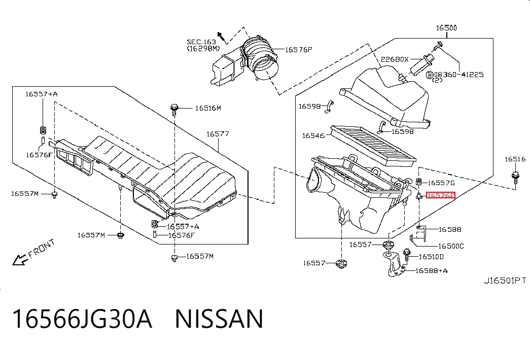 16566JG30A Nissan/Infiniti