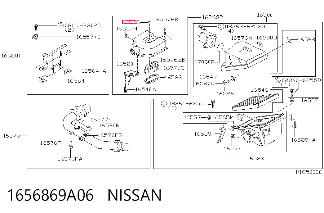 1656869A06 Nissan/Infiniti