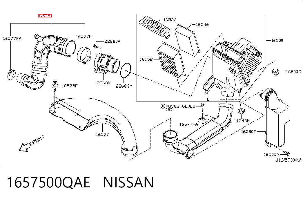 1657500QAE Nissan/Infiniti