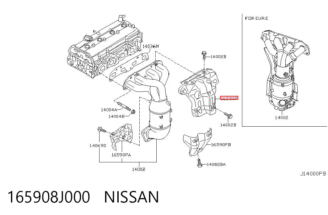 165908J000 Nissan/Infiniti
