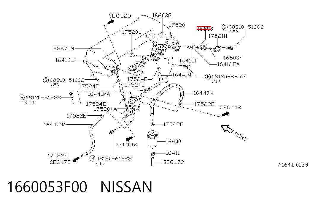 Inyector-bomba Nissan Primera 