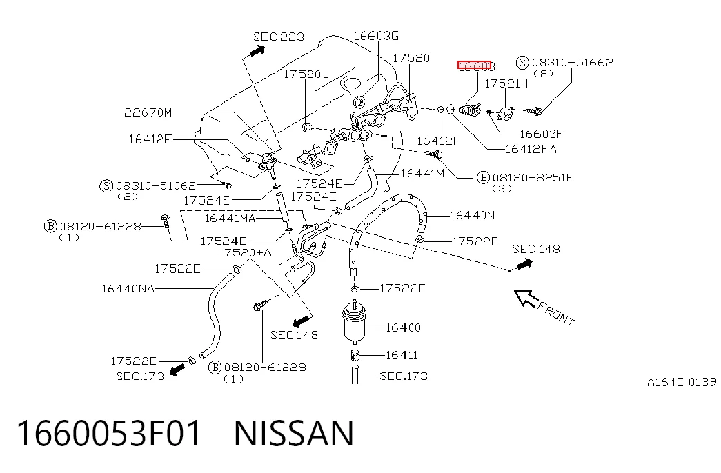 Inyectores Nissan Primera sedán (P10) (1990 - 1996) precio, desde 154,51 EUR