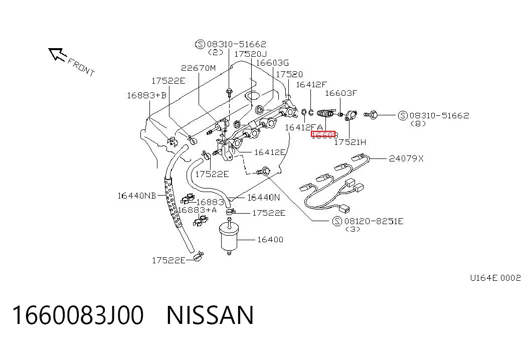 1660083J00 Nissan/Infiniti