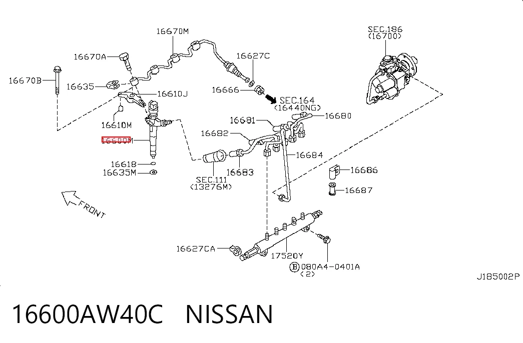 16600AW40C Nissan/Infiniti