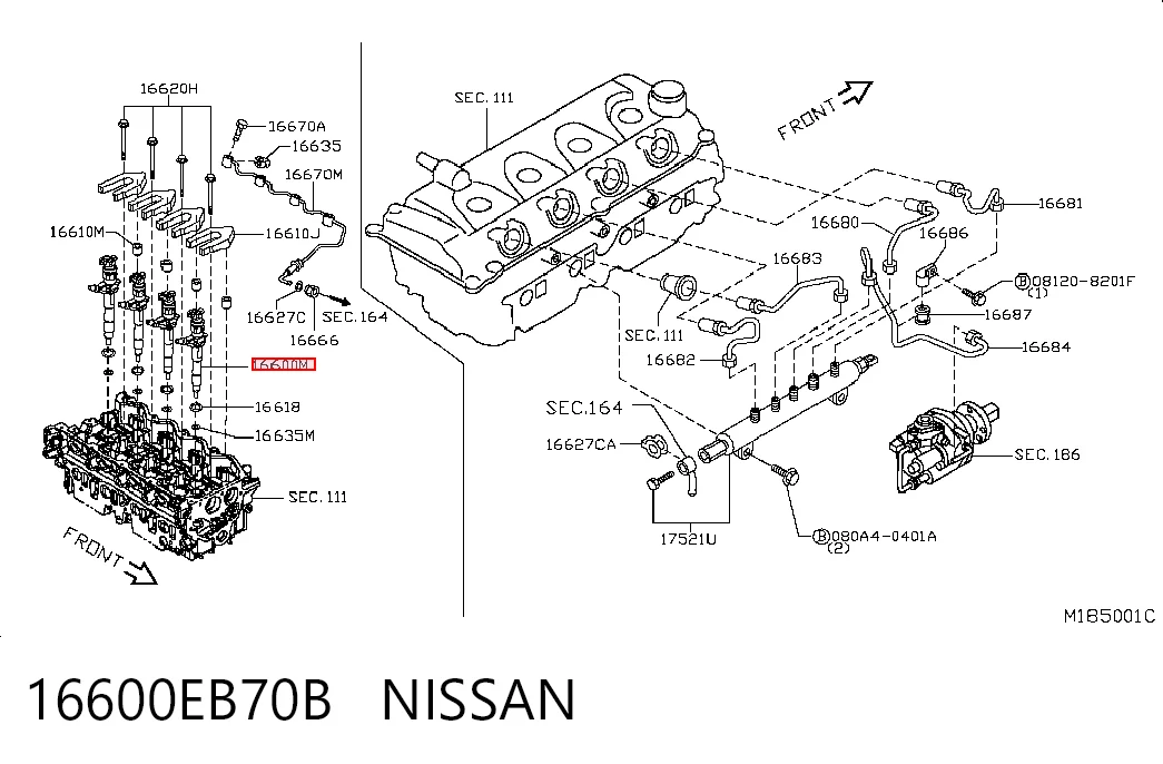 Inyectores Nissan Navara NP300 III pick-up (D40) (2004 - 2015) precio, desde 148,10 EUR