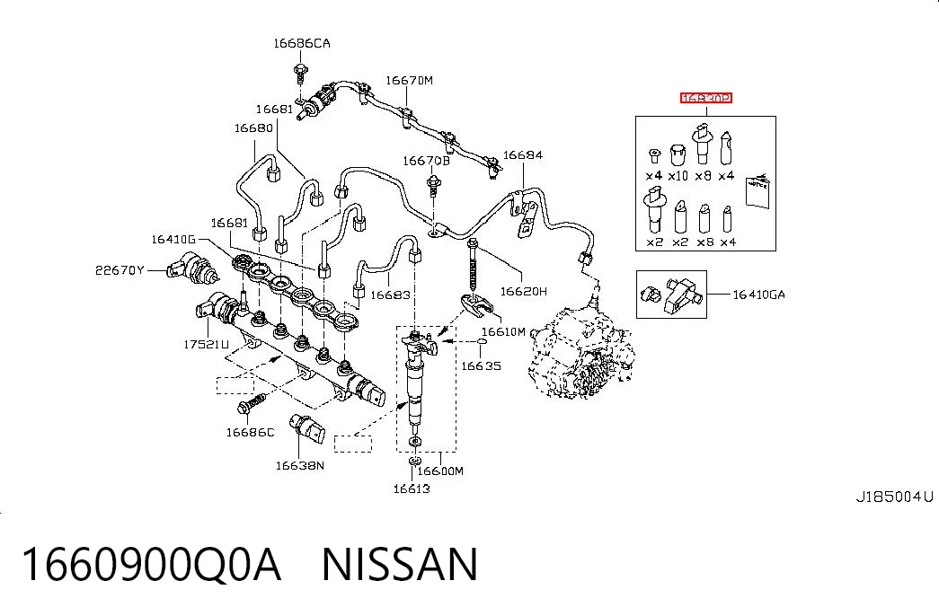 1660900Q0A Nissan/Infiniti