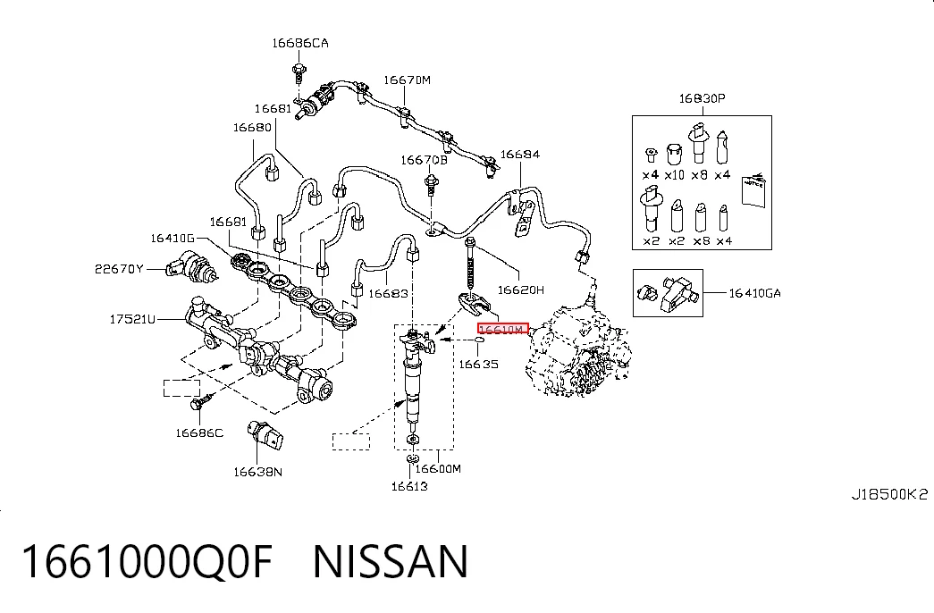 1661000Q0F Nissan/Infiniti