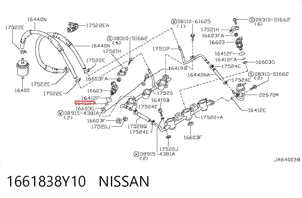 1661838Y10 Nissan/Infiniti
