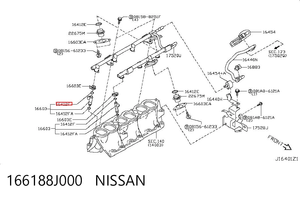 166188J000 Nissan/Infiniti