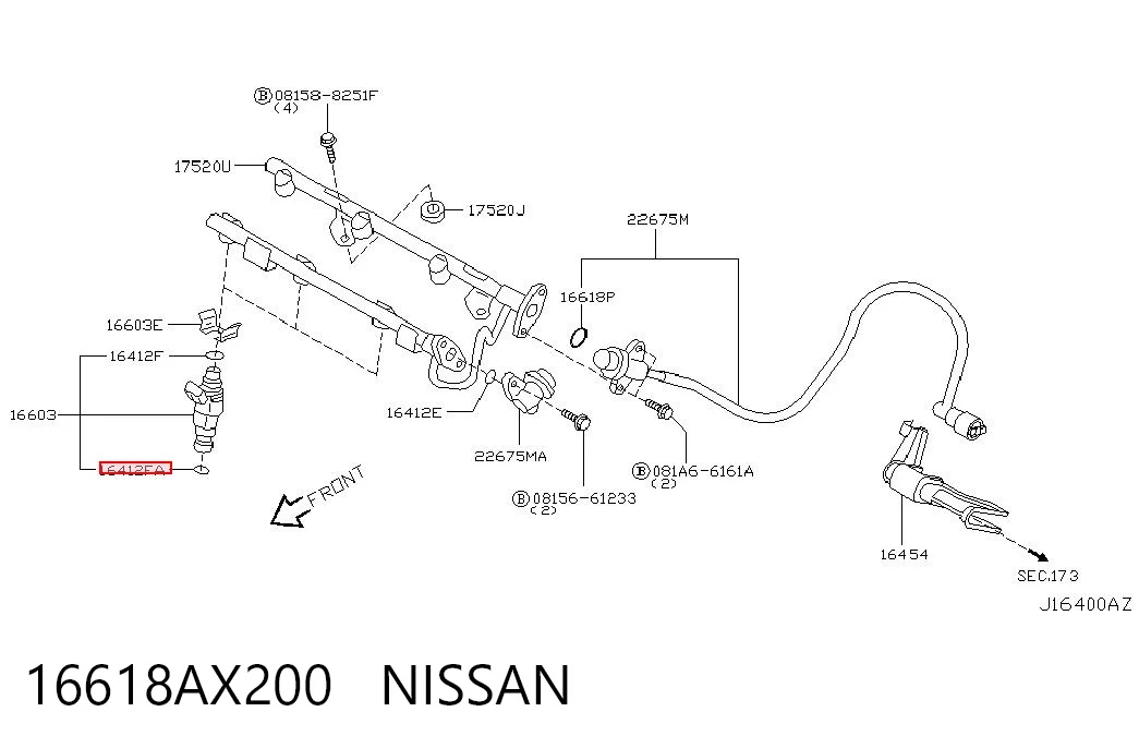 16618AX200 Nissan/Infiniti