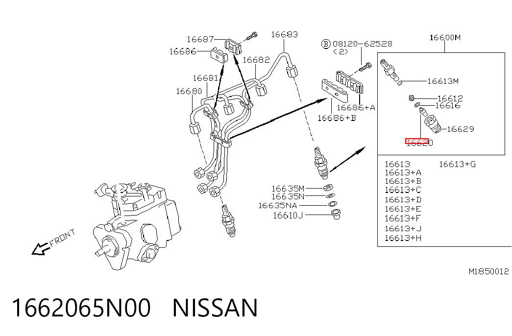 1662065N00 Nissan/Infiniti