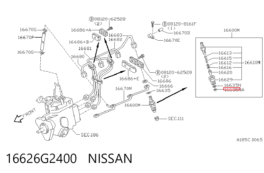 9431610604 Bosch Arandela de asiento del inyector