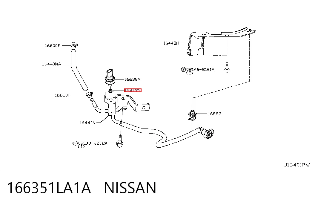 166351LA1A Nissan/Infiniti