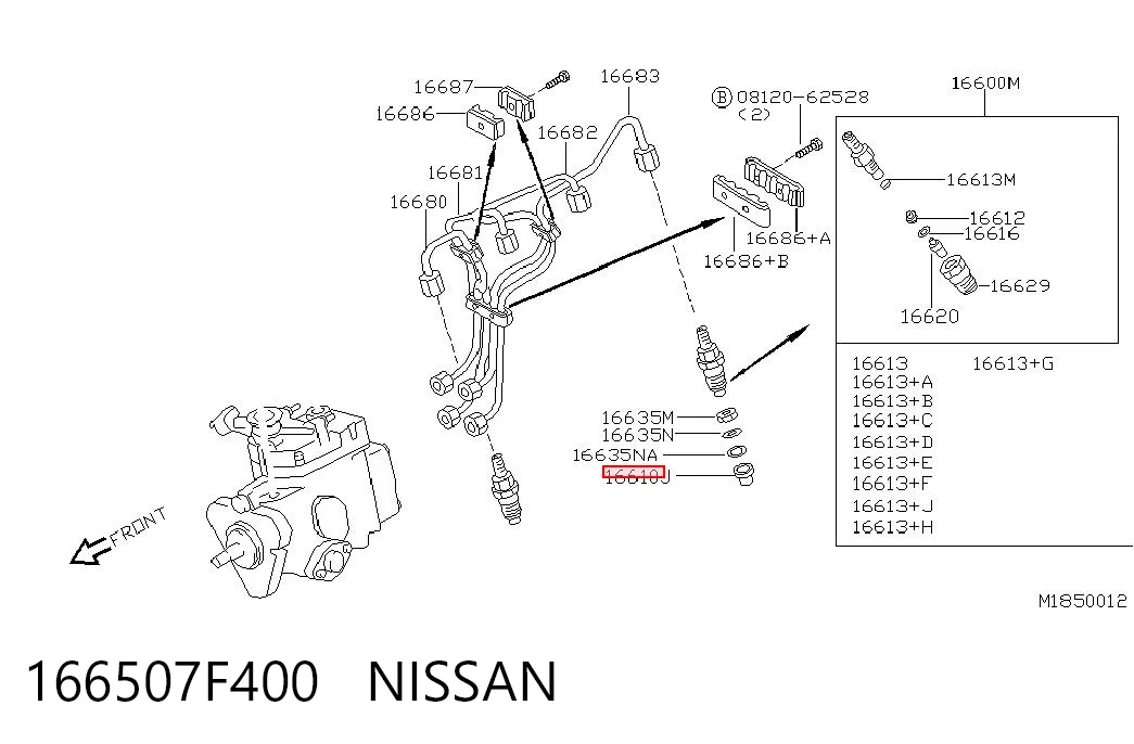 166507F400 Nissan/Infiniti