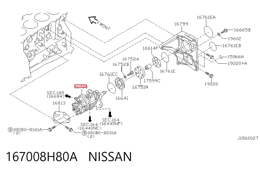 167008H80A Nissan/Infiniti