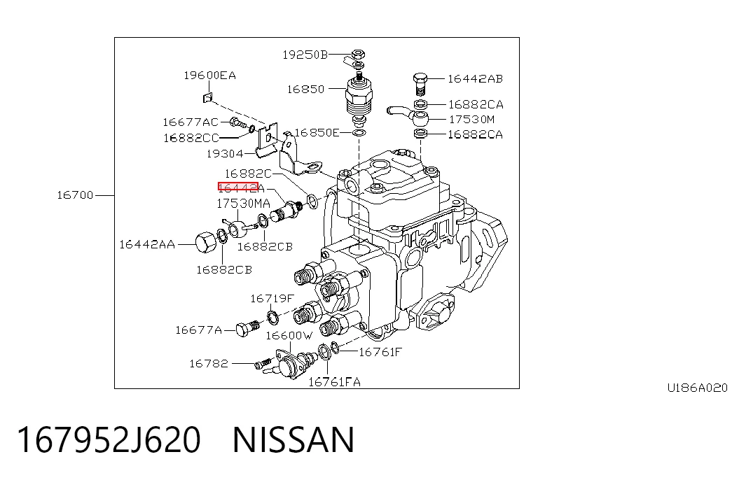 167952J620 Nissan/Infiniti