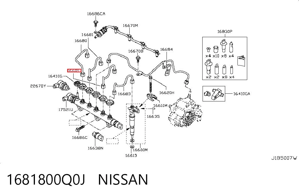 1681800Q0J Nissan/Infiniti