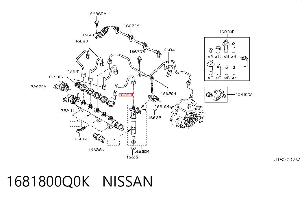 1681800Q0K Nissan/Infiniti