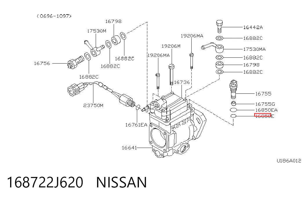 168722J620 Nissan/Infiniti