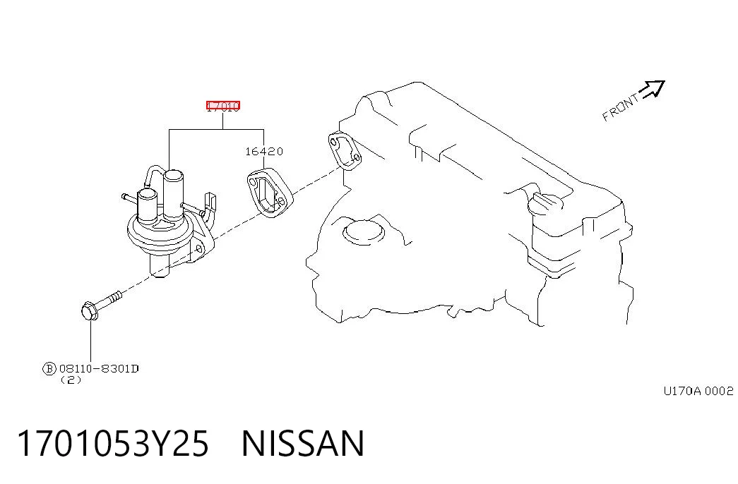 1701053Y25 Nissan/Infiniti