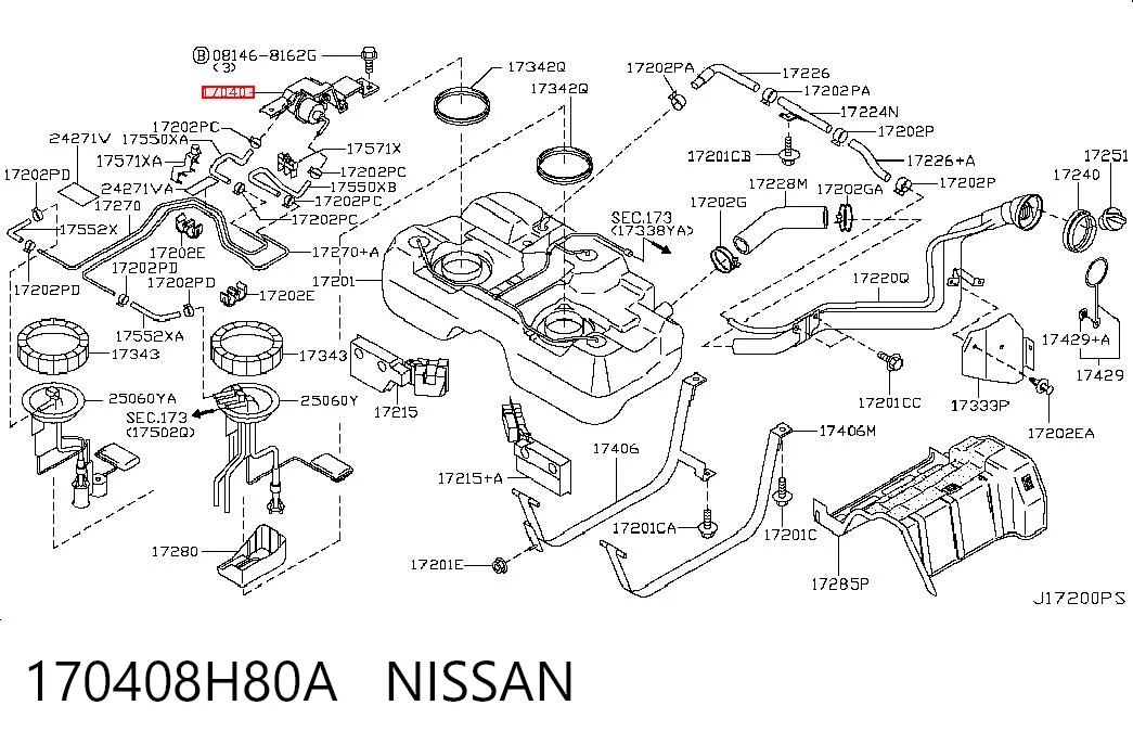 170408H80A Nissan/Infiniti