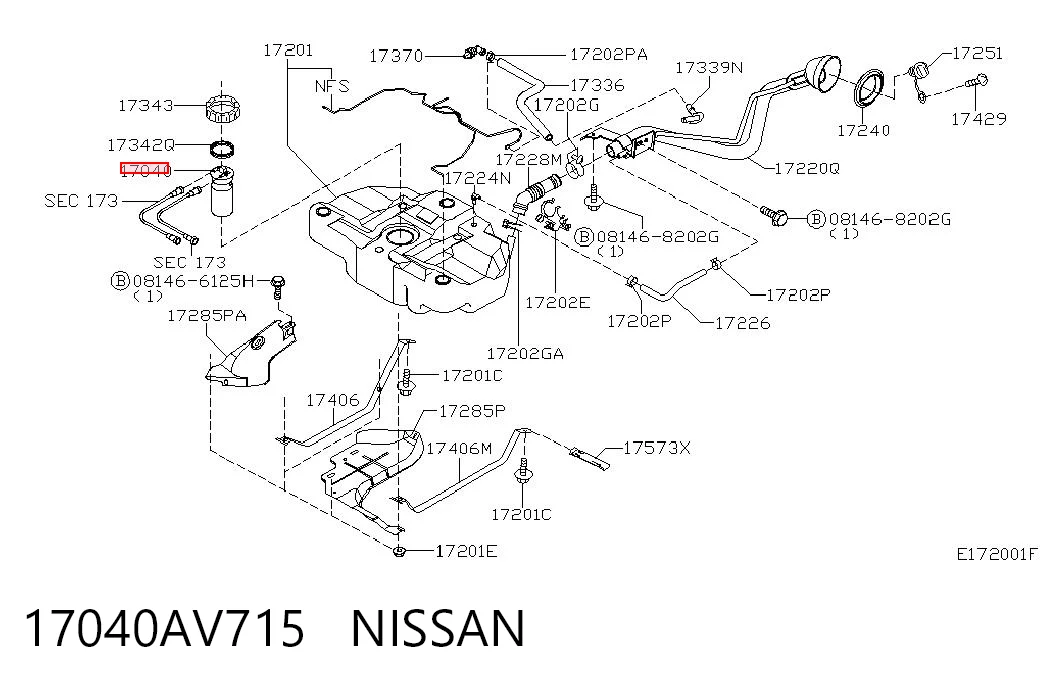 Comprar Módulo de bomba de combustible con sensor de nivel de combustible Nissan Primera  P12 a bajo precio