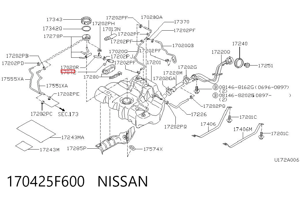 170425F600 Nissan/Infiniti