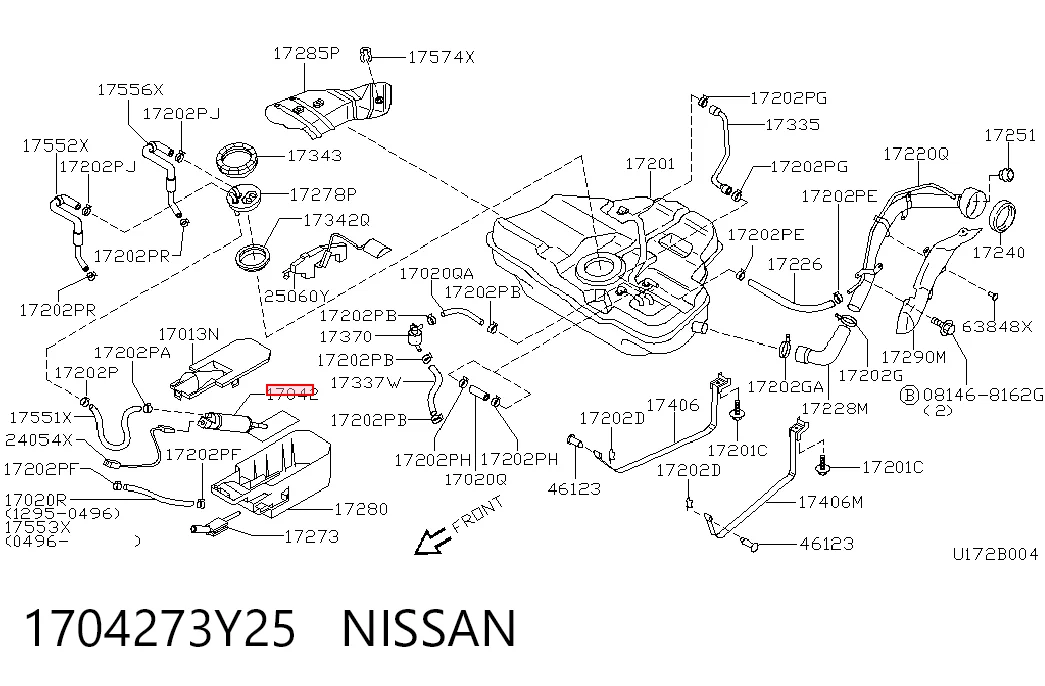 1704273Y25 Nissan/Infiniti