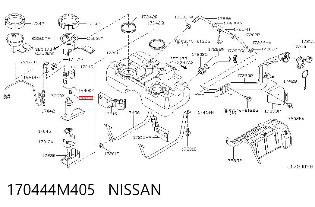 170444M405 Nissan/Infiniti