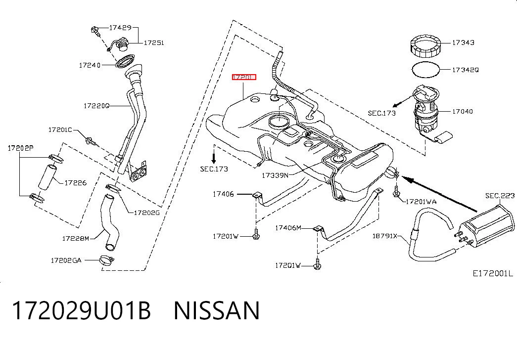 172029U01B Nissan/Infiniti