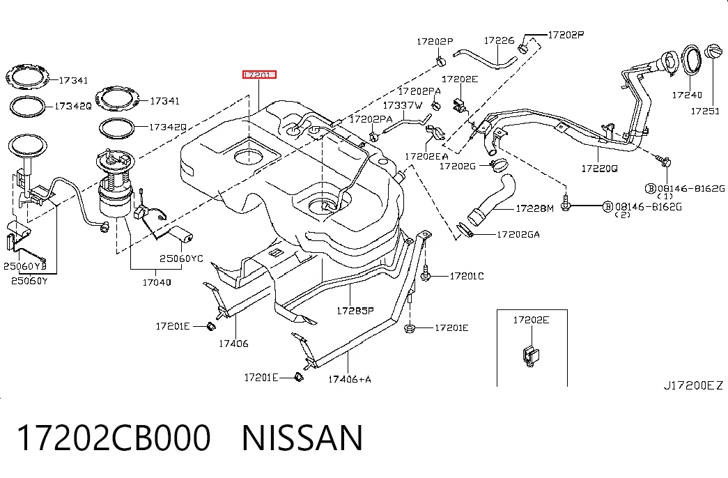 Comprar Depósito de combustible Nissan Murano  Z50 a bajo precio