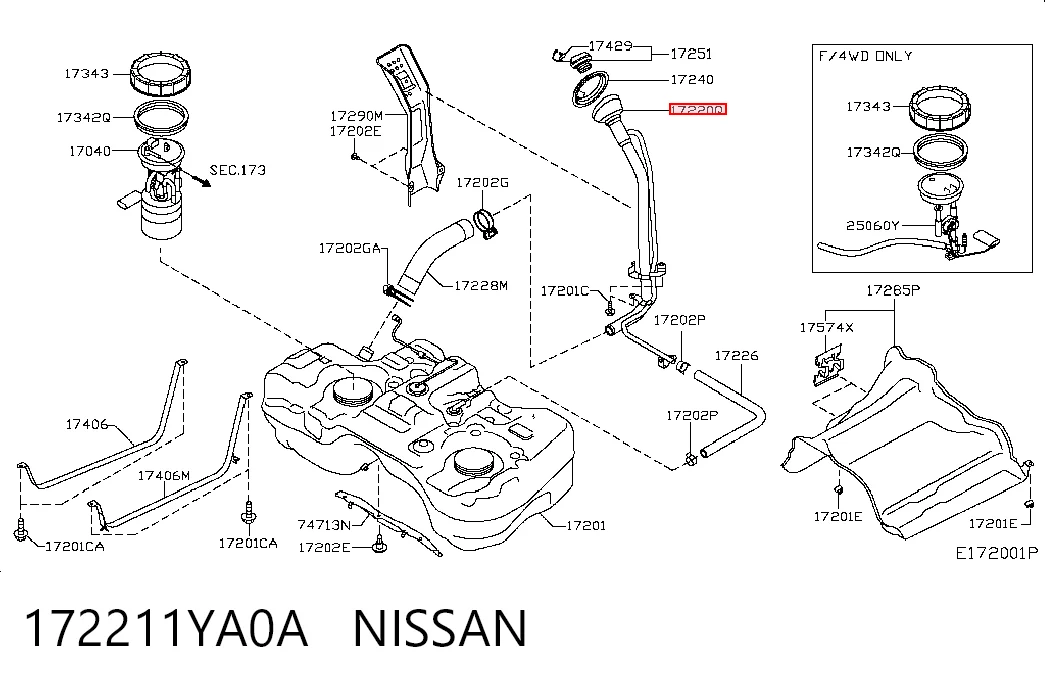 172211YA0A Nissan/Infiniti